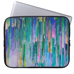 Farbige Aquarellbilder Laptopschutzhülle