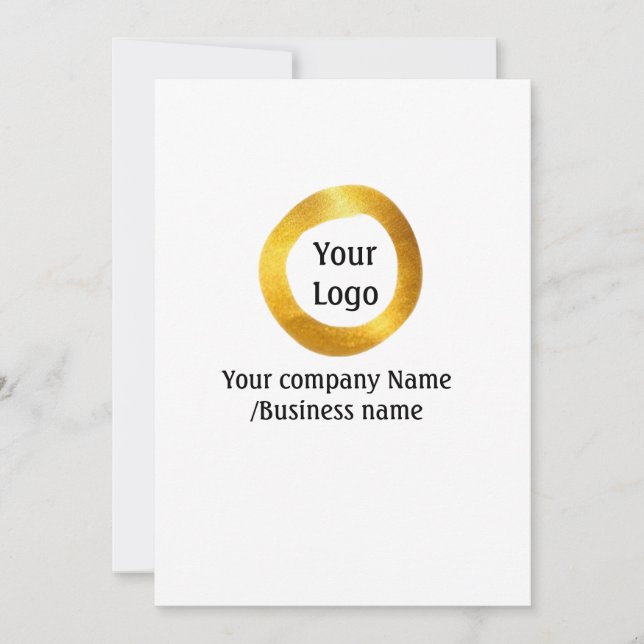 Farbige Aquarellfarbe abstrakter Name Einladung (Vorderseite)