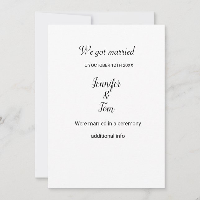 Farbige Aquarellfarben hinzufügen Ihren Namen Text Einladung (Vorderseite)