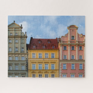 Farbige Architektur Breslau Polen Puzzle