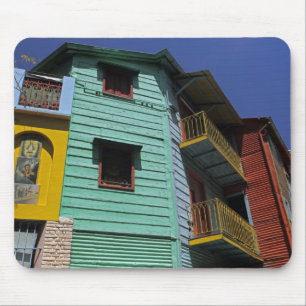 Farbige Architektur des La-Boca-Viertels Mousepad
