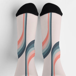 Farbige Arkaden im Retrostil Socken