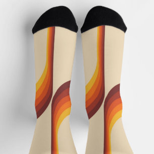 Farbige Arkaden im Retrostil Socken