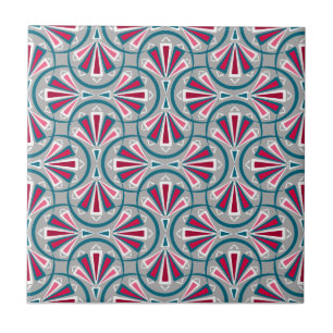Farbige Art-Deco-Muster. Fliese