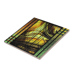 Farbige Art Deco Stil Design Fliese