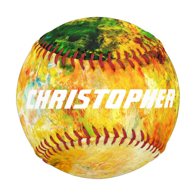 Farbige Artist-Palette Baseball (Vorderseite)