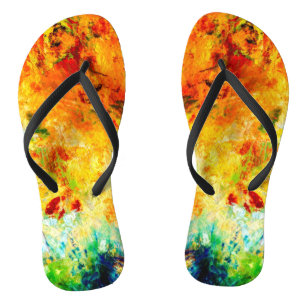 Farbige Artist-Palette Flip Flops