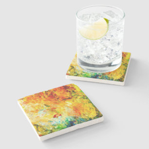 Farbige Artist-Palette Steinuntersetzer