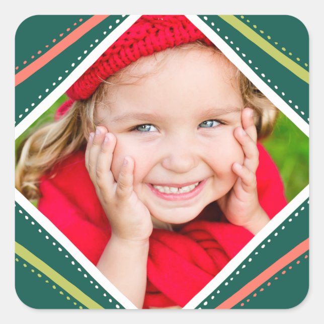 Farbige Aufkleber für das Foto (Vorderseite)