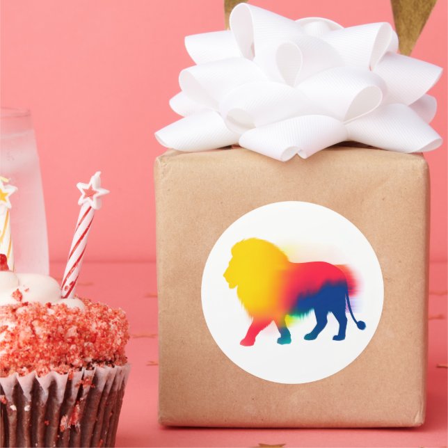 Farbige Aufkleber für die Silhouette von Paint Lio (Party)