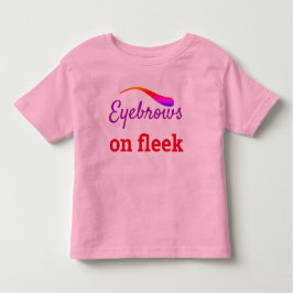 Farbige Augenbrauen auf Fleek Trendy Flawless, ZFJ Kleinkind T-shirt