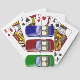 Farbige Autos Spielkarten