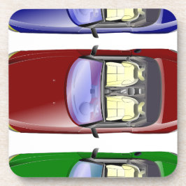 Farbige Autos Untersetzer