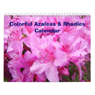Farbige Azaleen- und Rhododendren-Kalender Kalender