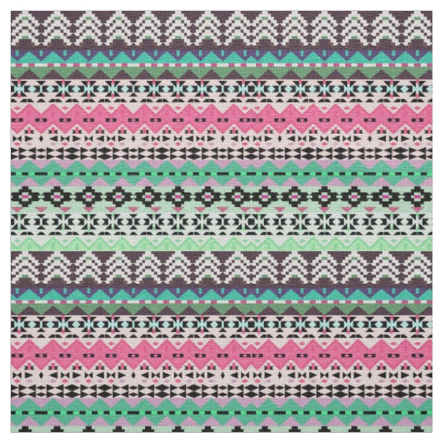 Farbige Azteken-Muster-Design Stoff (Muster)