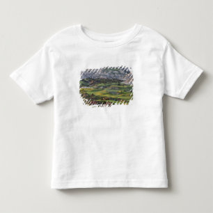 Farbige Badlands vom Buck Hill Aussichtspunkt in Kleinkind T-shirt