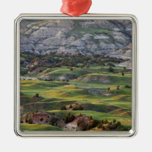 Farbige Badlands vom Buck Hill Aussichtspunkt in Silbernes Ornament