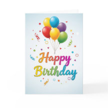 Farbige Ballonfeier – Alles Gute zum Geburtstag Ka
