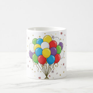 Farbige Ballons Tassendesign Kaffeetasse