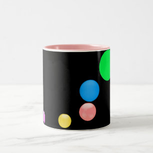 Farbige Balls Zweifarbige Tasse