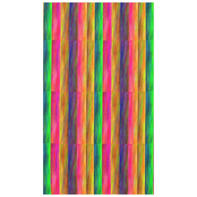 farbige Bänder Tischdecke (Vorderseite)