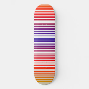 Farbige Barcode-Skateboard-Decke Skateboard