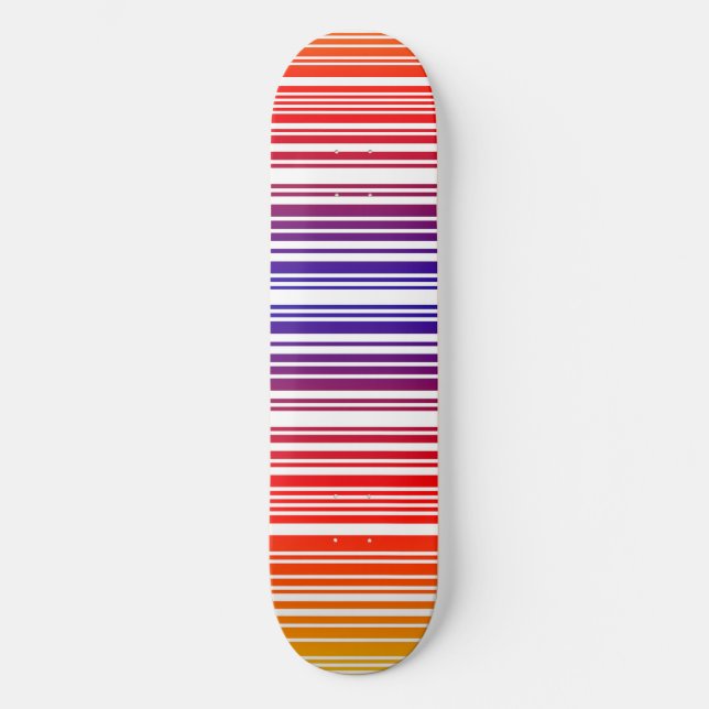 Farbige Barcode-Skateboard-Decke Skateboard (Vorderseite)