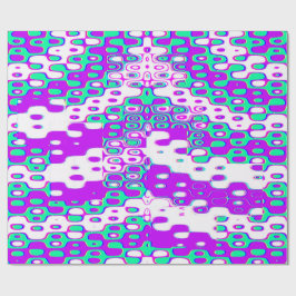 Farbige Bauhaus-Geometrie-Muster Geschenkpapier