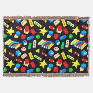Farbige Bausteine und Spielzeuge für Kinder Decke