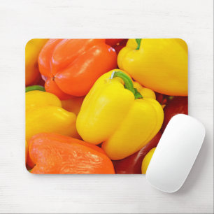 Farbige Bell-Paprikaschoten Mousepad