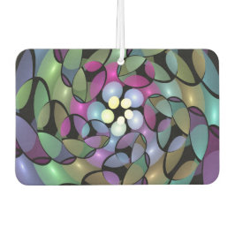 Farbige Bewegungen Abstrakte Trippy Fraktal Art Autolufterfrischer