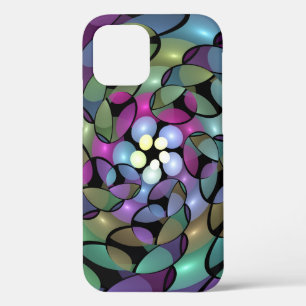 Farbige Bewegungen Abstrakte Trippy Fraktal Art Case-Mate iPhone Hülle
