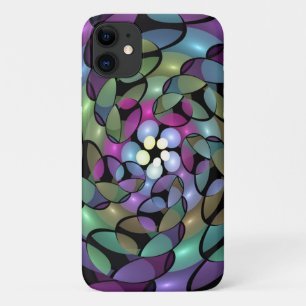 Farbige Bewegungen Abstrakte Trippy Fraktal Art Case-Mate iPhone Hülle