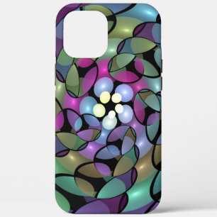 Farbige Bewegungen Abstrakte Trippy Fraktal Art Case-Mate iPhone Hülle