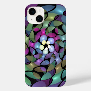 Farbige Bewegungen Abstrakte Trippy Fraktal Art Case-Mate iPhone 14 Hülle