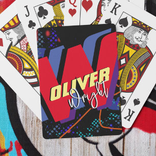 Farbige Bezeichnung / moderne Markenbezeichnung Spielkarten