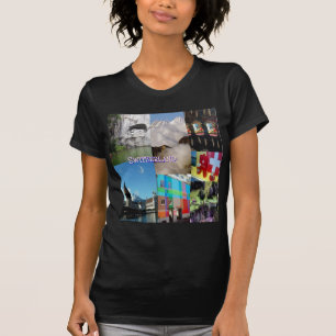 Farbige Bilder der Schweiz von Celeste Sheffey T-Shirt