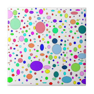 Farbige Blasen-Tile Fliese