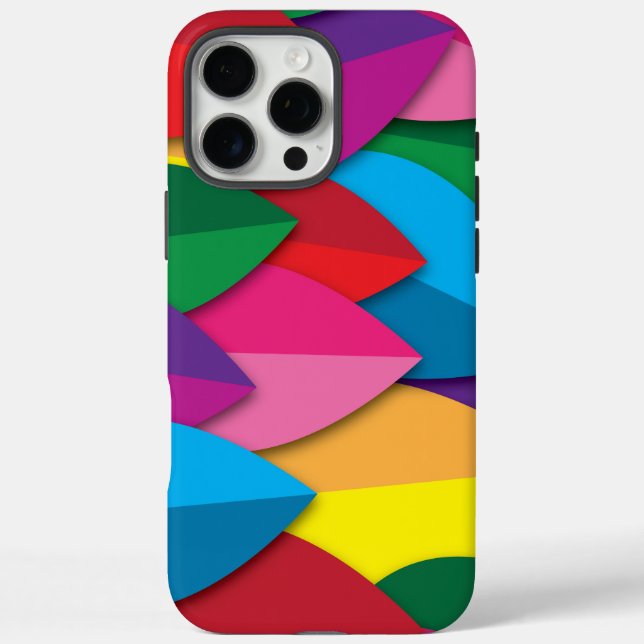 Farbige Blätter Case-Mate iPhone Hülle (Rückseite)
