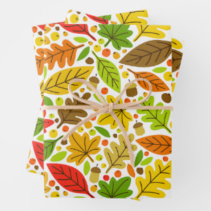 Farbige Blätter des Herbstes