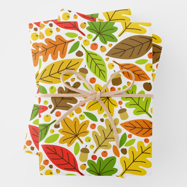 Farbige Blätter des Herbstes (Beispiel)