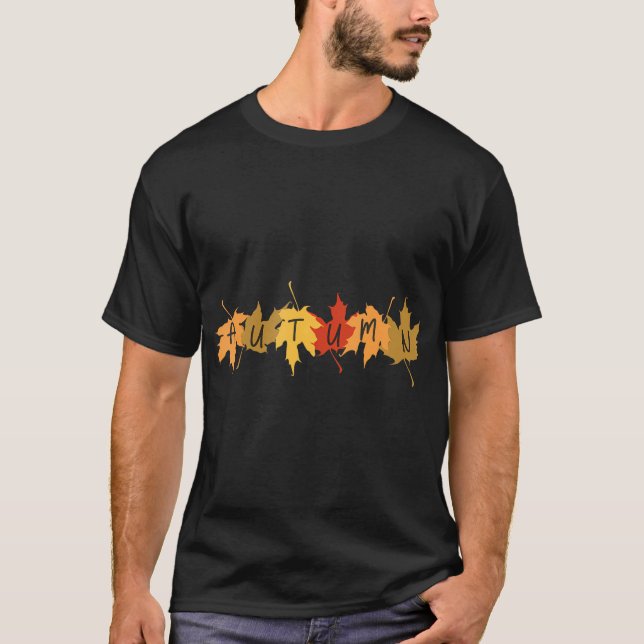 Farbige Blätter des Herbstes T-Shirt (Vorderseite)