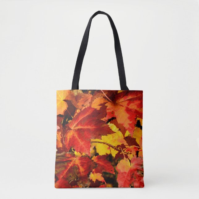 Farbige Blätter im Herbst, goldfarbenes orangefarb (Vorderseite)