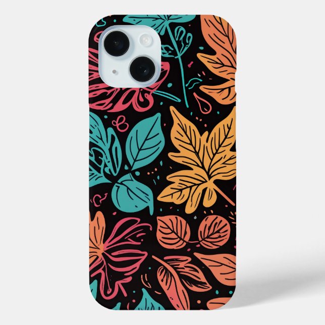 Farbige Blätter iPhone-Hülle Case-Mate iPhone Hülle (Rückseite)