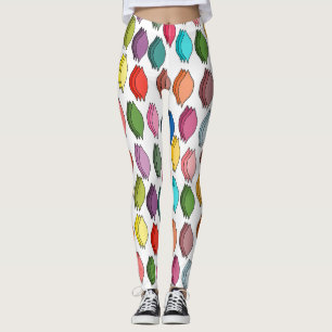 Farbige Blätter Leggings