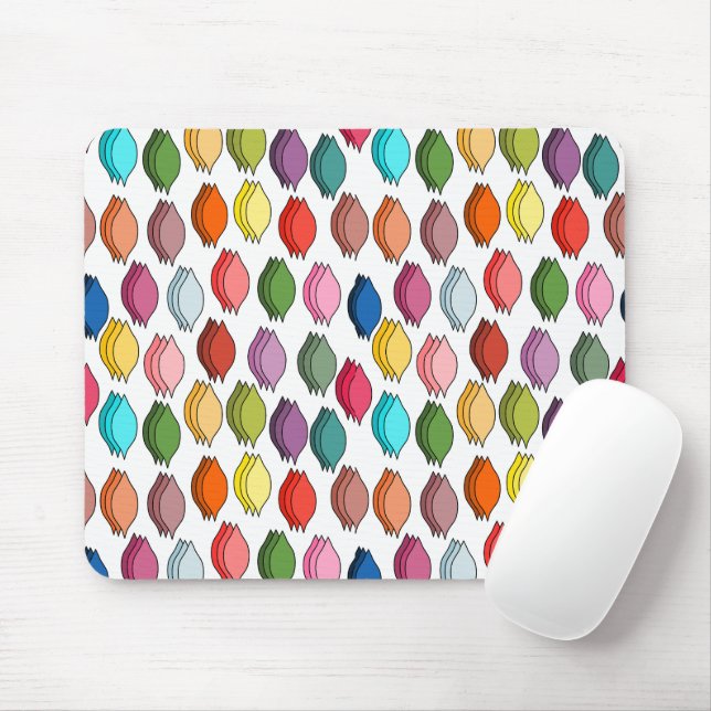 Farbige Blätter Mousepad (Mit Mouse)