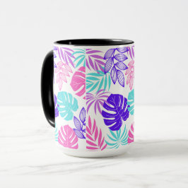Farbige Blätter Tasse