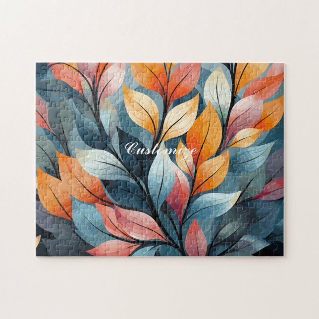 Farbige Blätter Thunder_Cove Puzzle (Horizontal)