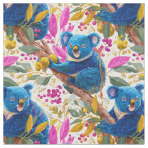 Farbige Blaue Koala-Szene