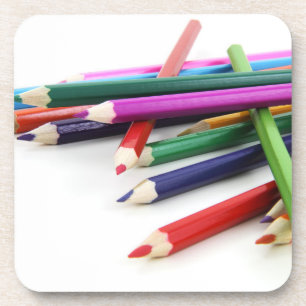 Farbige Bleistift-Buchse Cork Untersetzer